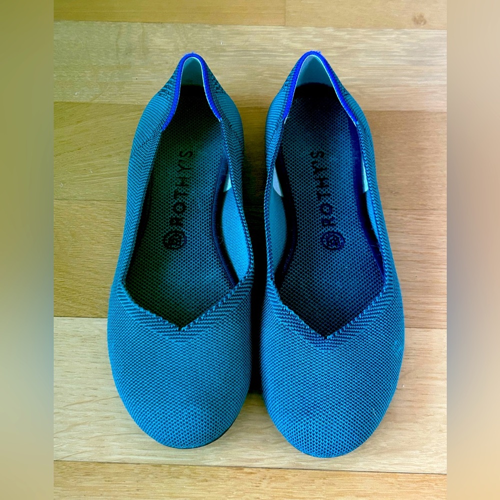 Rothy's Women's Teal Flats